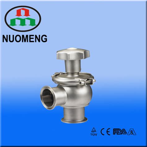 Sanitary Stainless Steel Manual Clamped Regulating Valve Din No