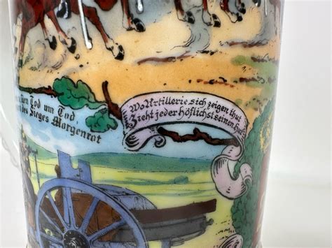 Antique Regimental Beer Stein Of The Imperial German Army