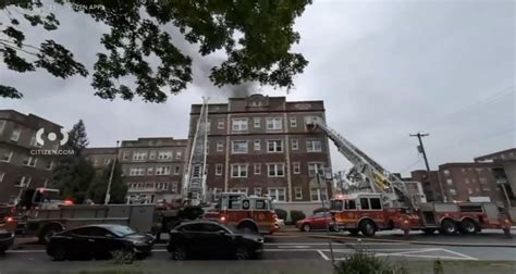 Over 100 Residents Displaced As Fire Ravages Philadelphia Apartment Complex