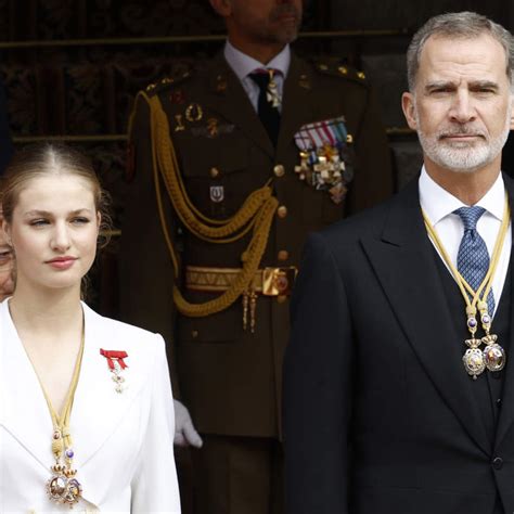 El Rey Felipe Presume De Su Faceta De Padre Orgulloso En Su Visita Sorpresa A La Princesa Leonor