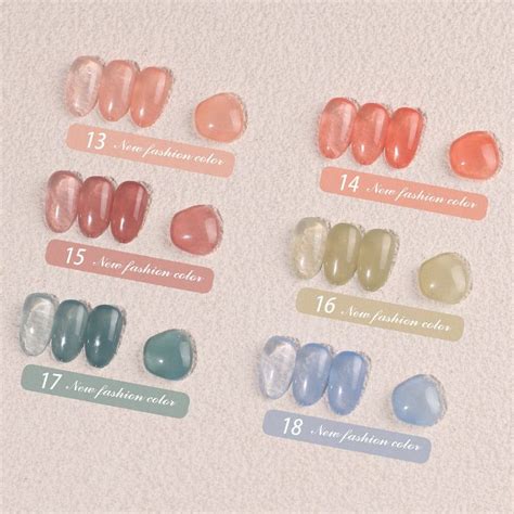 Ml Translucent Jelly Nail Varnish Summer Ice Through Gel Color Transparent Nude Nail Polish