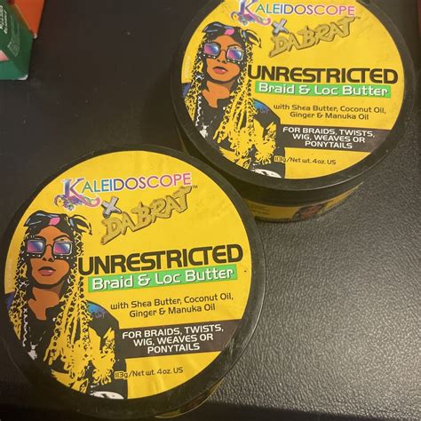 2 Kaleidoscope X Da Brat Unrestricted Braid Loc Butter 4 Oz Each