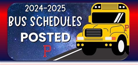 2024-2025 Bus Schedules | Portsmouth School Department