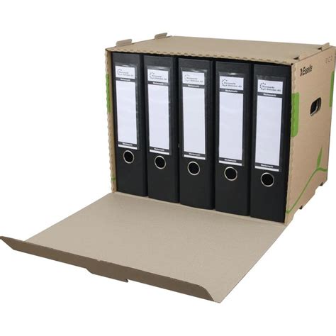 Esselte Archivcontainer 623920 Eco für Ordner mit Frontklappe braun