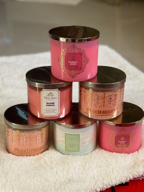 Bath & Body Works Scented Candles, Furniture & Home Living, Home ...