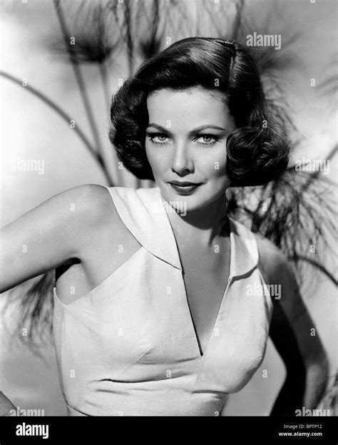 Gene Tierney Actress 1946 Stock Photo Alamy