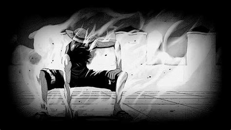 One Piece Luffy Gear Second Black And White HD Wallpaper Pxfuel