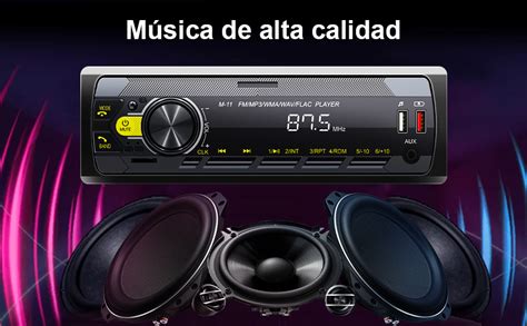 HIMICAR Autoestereo Reproductor Estereo Para Automovil 7 Pulgadas MP3