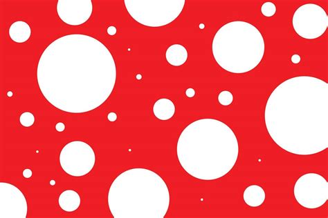 abstract white polka dots on red background pattern design. 21526540 ...