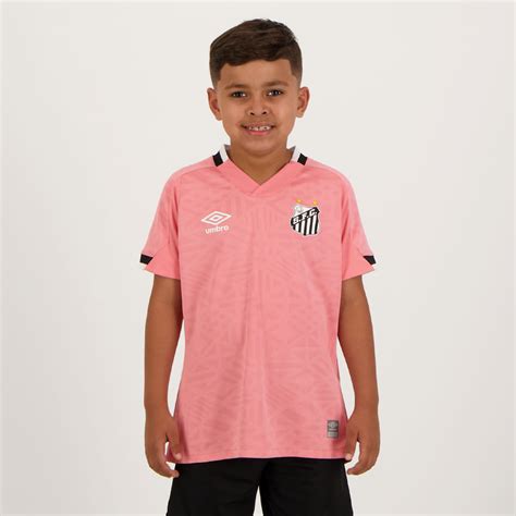 Camisa Umbro Santos Outubro Rosa Juvenil Futfanatics