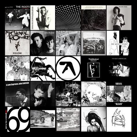 Pick 5 Black And White Album Art Rtopster