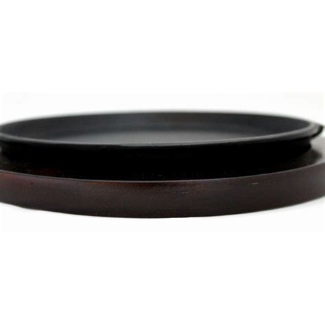Jual Cast Iron Hotplate Steak Piring Steak Hot Plate Bulat Besar Kecil Tatakan Kayu Shopee