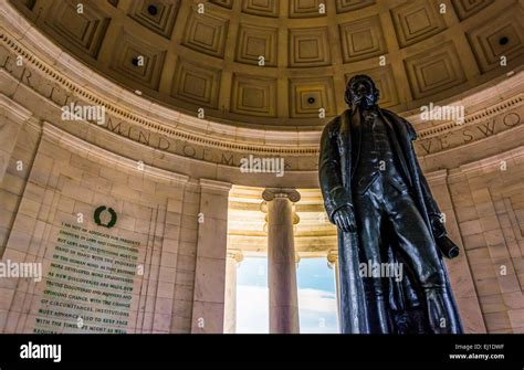 Inside the Thomas Jefferson Memorial, Washington, DC Stock Photo - Alamy