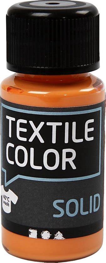 Textile Color Oranje Dekkend Ml Fles Bol