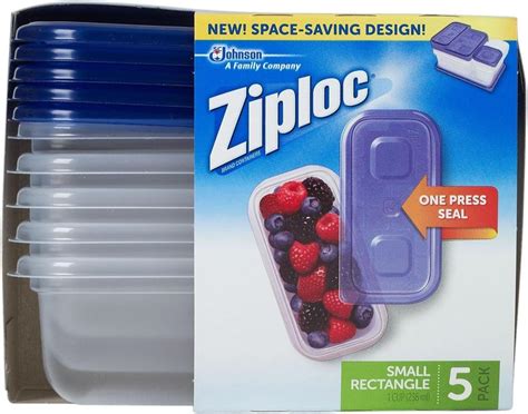 Updated Top Ziploc Food Storage Containers Round Screw Top