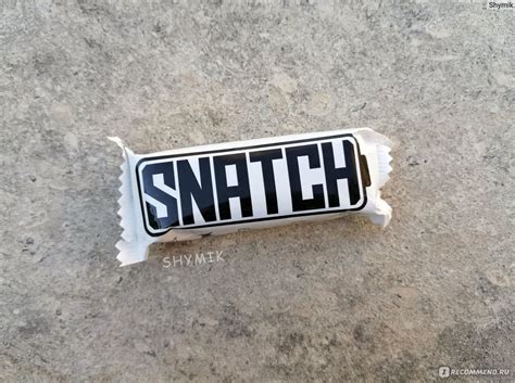 Шоколадный батончик РАХАТ Snatch с нугой, арахисом и карамелью ...