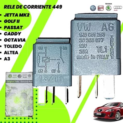 Rel De Corriente Volkswagen Seat Koda Audi Mercadolibre