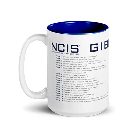 Ncis Gibbs Rules Two Tone Mug