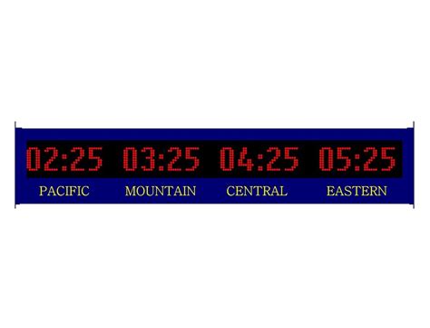 Red Metal LED Digital World Clock Display at ₹ 7000 in Pune | ID: 22969126097