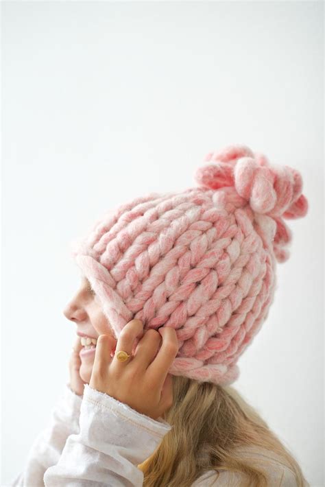 15 Chunky Knit Hat Patterns (Free) | FaveCrafts.com