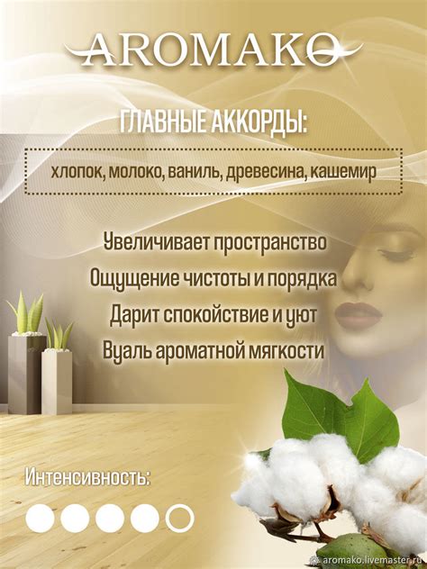Текстильный парфюм Спрей Белый хлопок и кашемир 100 мл в интернет ...