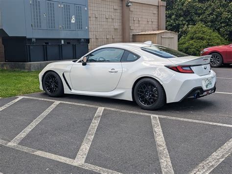 Nd Gen Brz In White Parked Sports Car