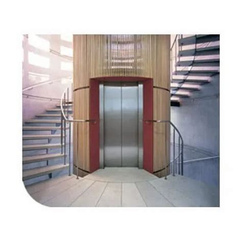 Stainless Steel Automatic Passenger Elevator Max Persons Capacity 6