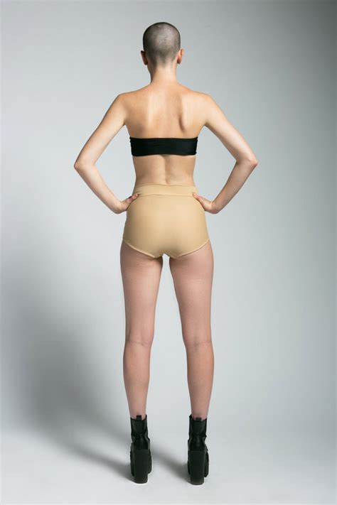 High Waisted Nudey Nude Pinup Style Bikini Bottoms Etsy