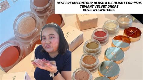 Best Cream Bronzer Blush Highlight For Teviant Velvet Drops