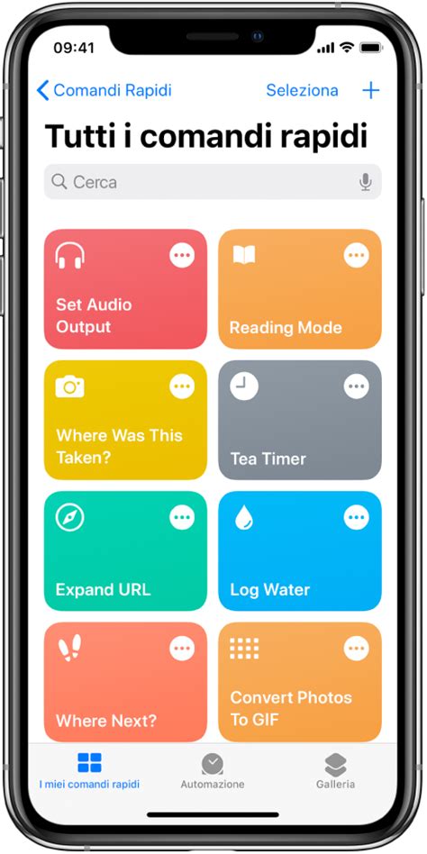 Usare Comandi Rapidi per rendere automatiche delle attività su iPhone