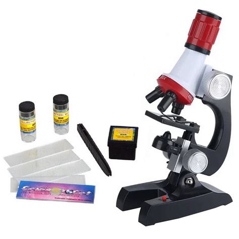 Kit De Microscopio Led De Laboratorio 100x 400x 12 Grandado