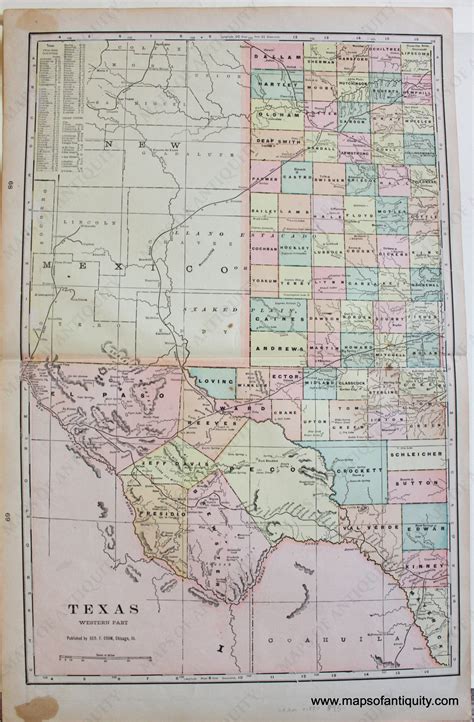 map of texas in the 1800s 2