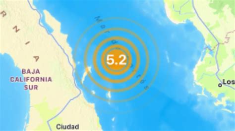 Temblor Hoy Sismo De Magnitud 5 2 Sacude El Noroeste De Baja