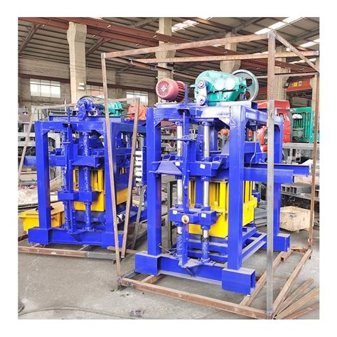 Hf Qt4 40 Concrete Cement Hollow Vibrated Block Moulding Pallet And