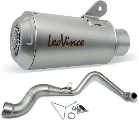 Exhaust System LeoVince Complete System SBK LV 10 Stainless Steel For