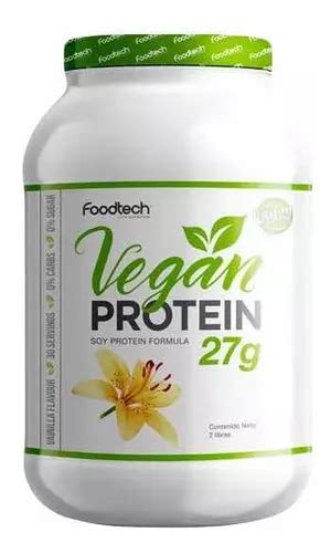 Vegan Protein Foodtech Sabor Vainilla 2lbs Cuotas sin interés