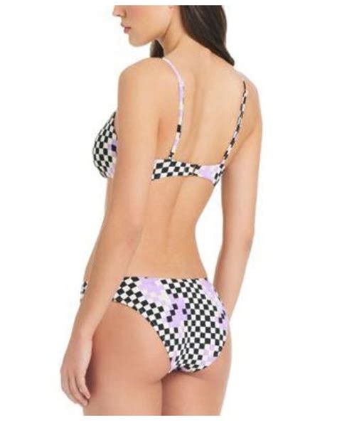 Red Carter Bralette Bikini Top O Ring Bottoms In Black Lyst