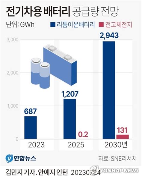 2030년에도 리튬이온배터리 압도적전고체전지 점유율 4대 나무뉴스