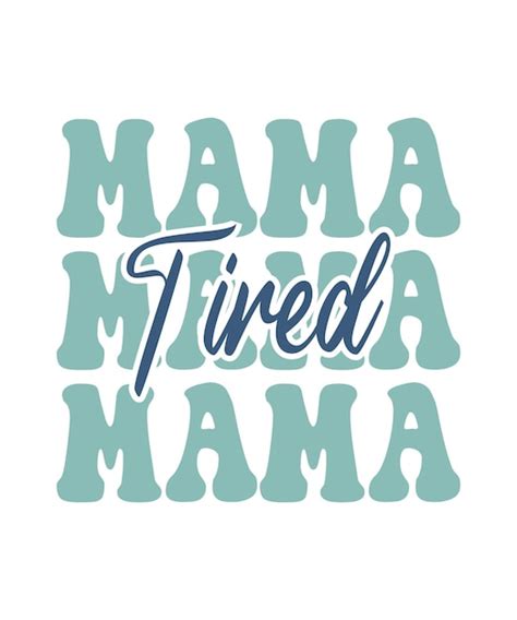 Premium Vector Retro Mama Quote Svg Design