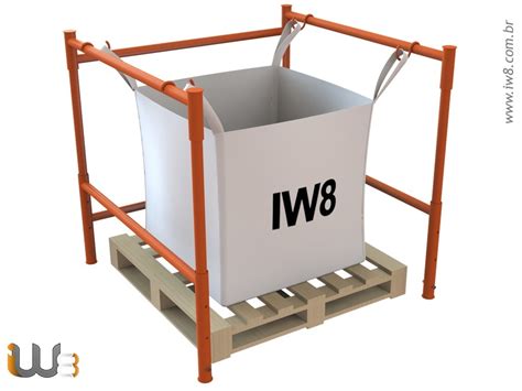 Rack Desmont Vel Altura Regul Vel Para Armazenamento De Big Bags