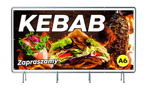 Baner Reklamowy X M Kebab Cena Opinie Banery Allegro