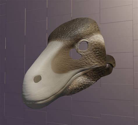 Troodon Mask STL Files For 3D Printing Etsy