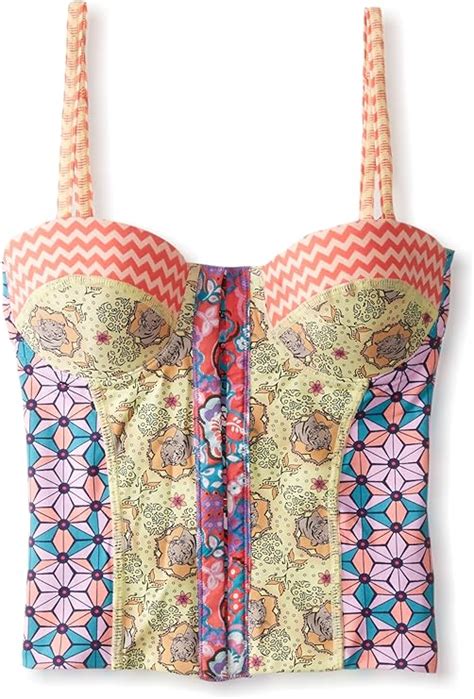 Amazon Maaji Women S Mystic Paths Bikini Top Multi X Large Clothing Shoes Jewelry