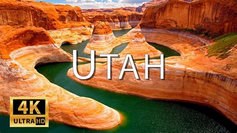 Flying Over Utah K Uhd Relaxing Music With Stunning Beautiful