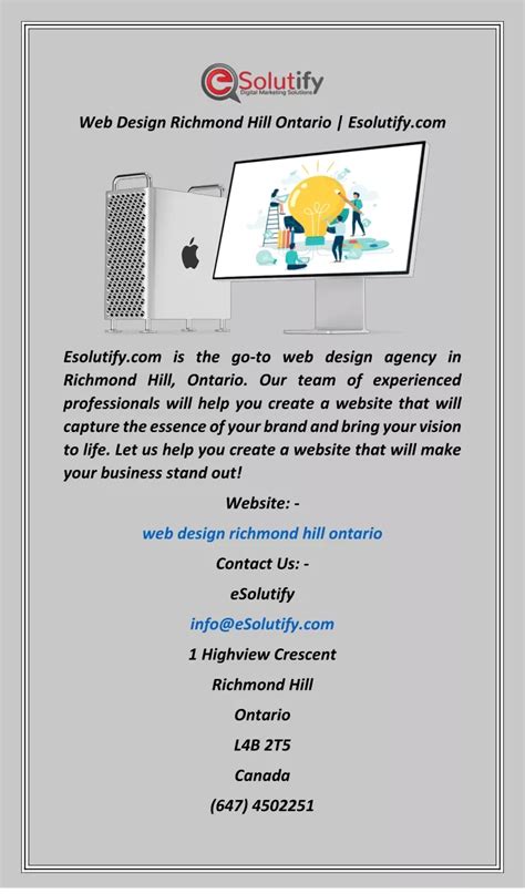 Ppt Web Design Richmond Hill Ontario Esolutify Powerpoint