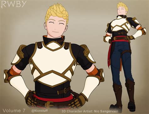 Artstation Jaune From Rwby Volume 7