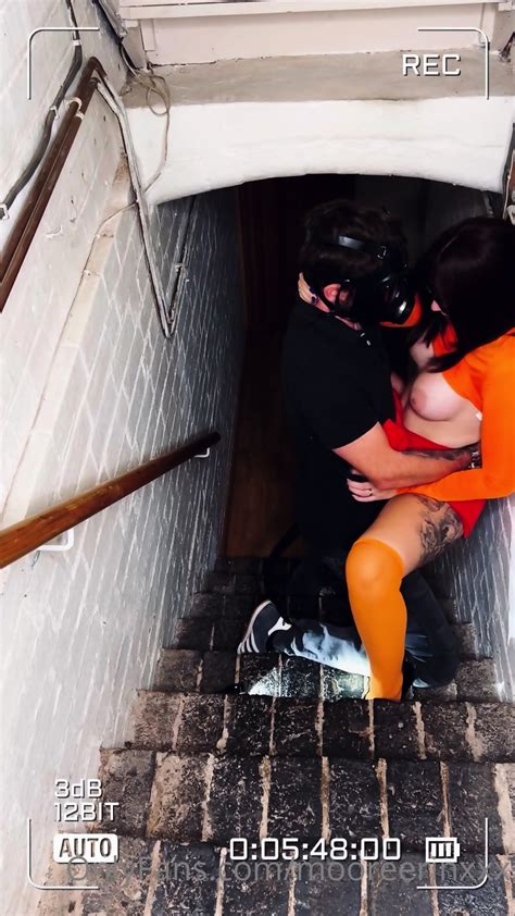 Busty MILF Gets Fucked On The Subway Stairs