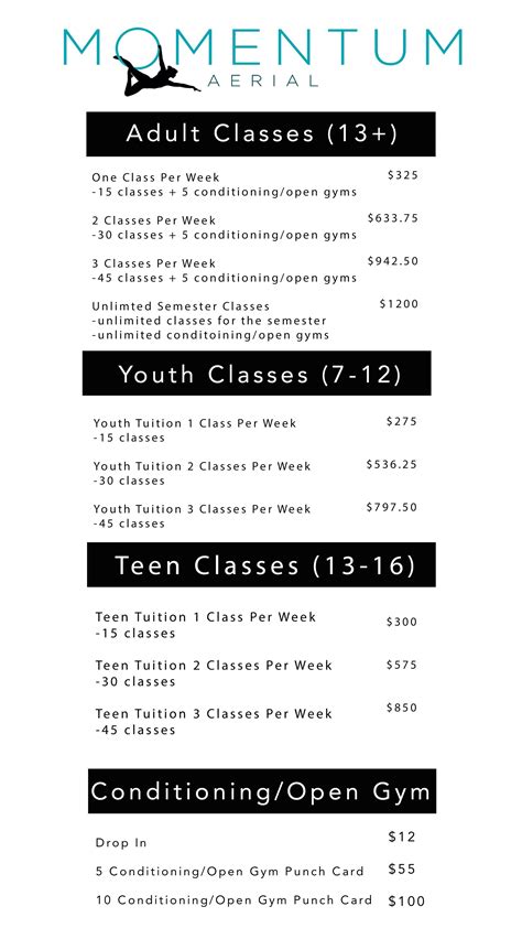 Pricing — Momentum Aerial