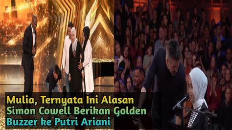 Ternyata Ini Alasan Simon Cowell Berikan Golden Buzzer Ke Putri Ariani