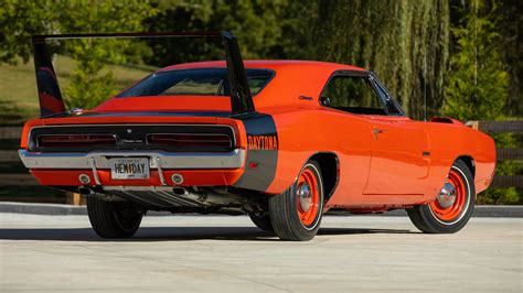 Auction Beautiful 1969 Dodge Charger Hemi Daytona In Hemi Orange Heads